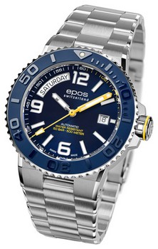 pánské švýcarské hodinky Epos Sportive 3441DD